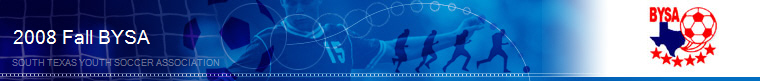 South Texas Youth Soccer Association banner